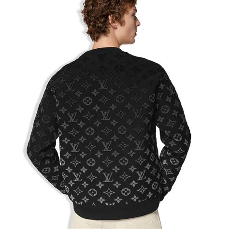 louis vuitton sweatshirt black|Louis Vuitton monogram sweater.